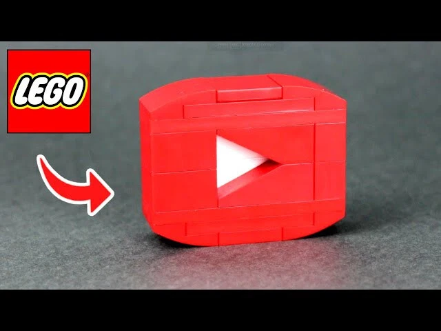 Button Bricks OFFICIAL YOUTUBE PLAY Button Brick Logo Lego Kit Limited Edition Only ...