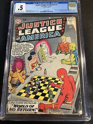 Justice League of America 1 - CGC .5 OW/W - 10-11/60 D.C. Comics