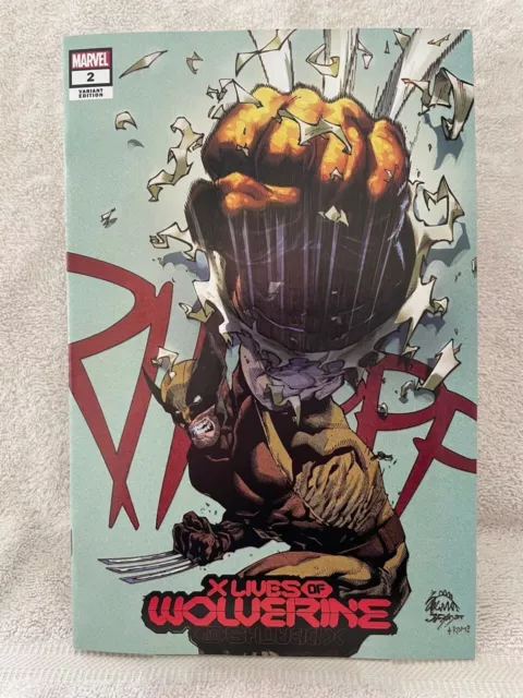 X LIVES OF WOLVERINE #2 STEGMAN Unknown Illuminati Trade Dress Variant