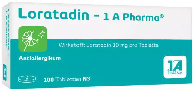 Loratadin - 1A Pharma 100 St Tabletten