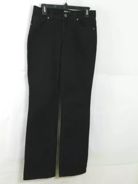 Womens Style & Co Curvy-Fit Bootcut Jeans Size 6 Black