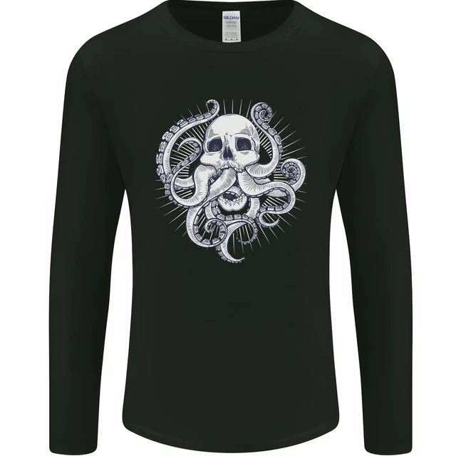 Cthulhu Teschio Uomo Manica