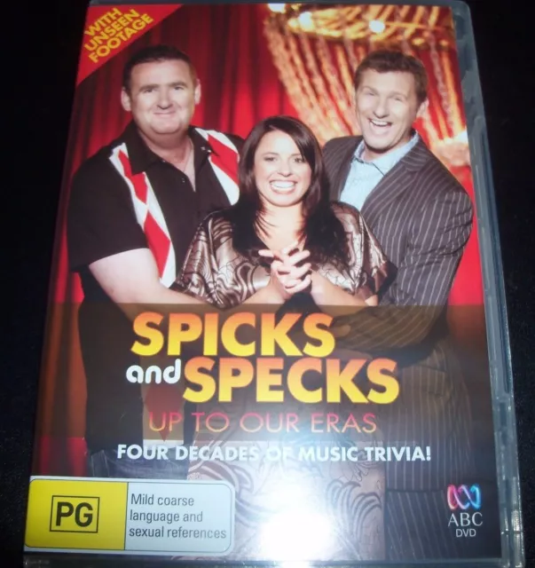 Spicks And Specks Up To Our Eras ABC DVD (Australia Region 4) DVD – Like New
