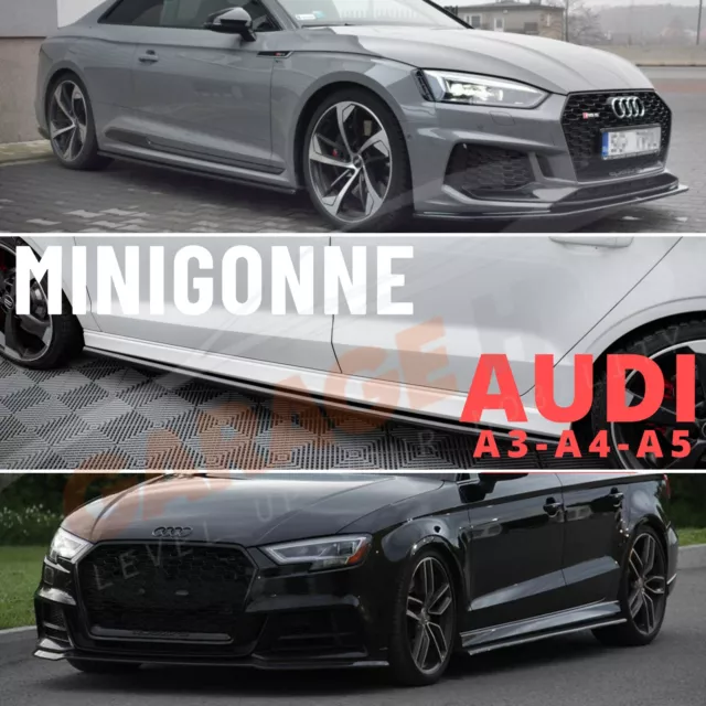 BEST SELLER Sotto Minigonne per AUDI A1 A3 A4 A5 A6 Q3 Q5 TT *RS Look* Laterali