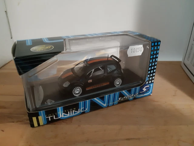 Solido 1/18 Citroën C2 Tuning Noire – Miniature Voiture Collection – Boîte Abîmée