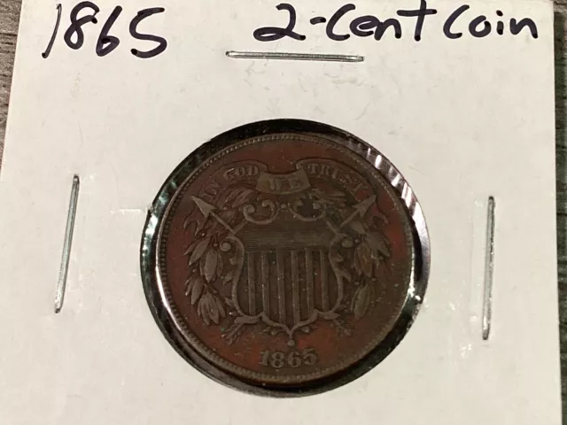 1865 2-Cent Piece Uncirculated Coin-Very Nice-102023-0010