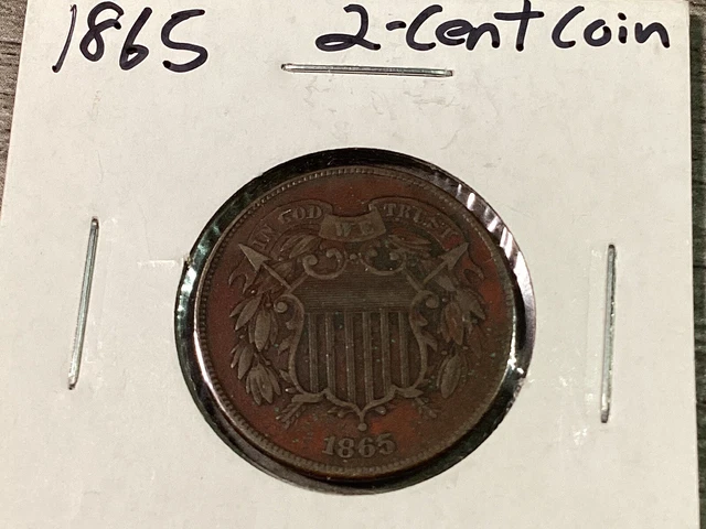 1865 2-Cent Piece Uncirculated Coin-Very Nice-102023-0010