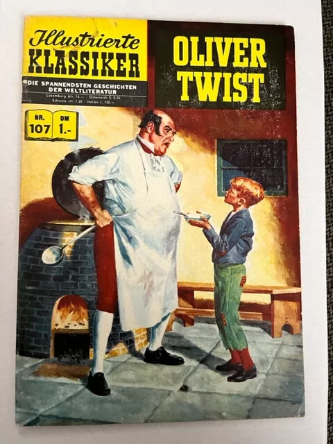 Illustrierte Klassiker BSV Nr. 107 (0 / 1+) 1. Aufl. - Oliver Twist !!!