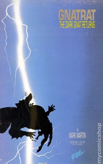 Gnatrat the Dark Gnat Returns #1 VG 1986 Stock Image Low Grade