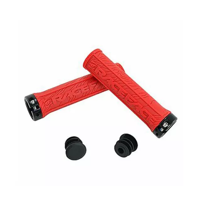 RaceFace Half Nelson Lock-on Grips , Red