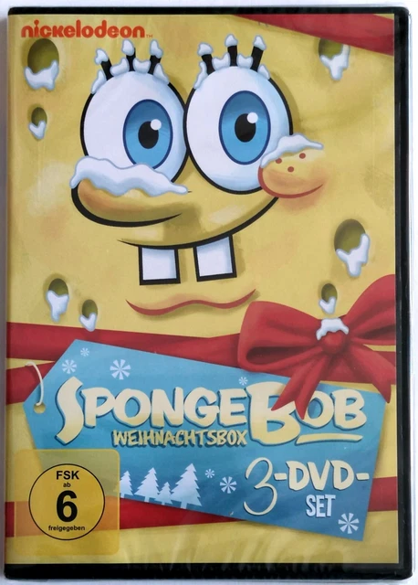 SpongeBob Schwammkopf - Weihnachtsbox (2014) NEU, 3 DVD's, Zeichentrick