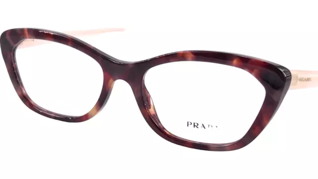 PRADA VPR03Q Women's Plastic Eyeglass Frame UE0-1O1 Violet Havana 54-18 w/Case PRADA VPR03Q Women's Plastic Eyeglass Frame UE0-1O1 Violet Havana 54-18 w/Case