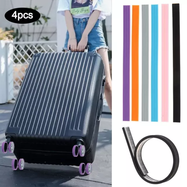 Luggage Wheels Protector Travel Luggage Caster Shoes  Luggage