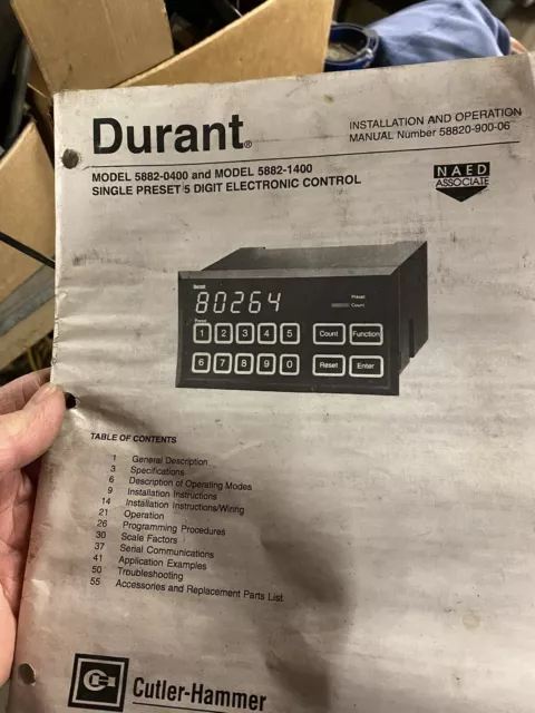 Durant 5882-7 Digital Counter