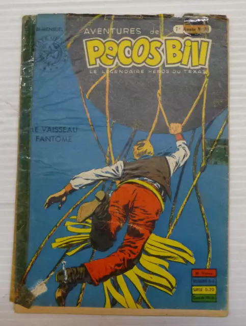 les aventures de pecos bill 7e annee N° 21 ed sage 1956