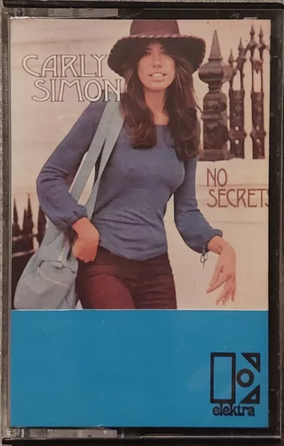 Carly Simon - keine Geheimnisse 1972 UK Elektra ~ ZCK4 42127 grüne Hülle & Papieretiketten