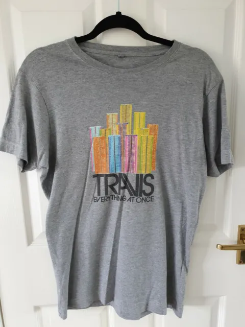 Travis Tour Tshirt Everything At Once Small Mens Grey Multicolour