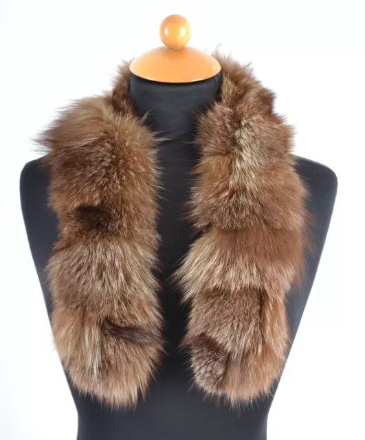 Z302 Fuchskragen Fuchs Echt Pelz Pelzstola Kragen Für Jacke - Fox For Collar