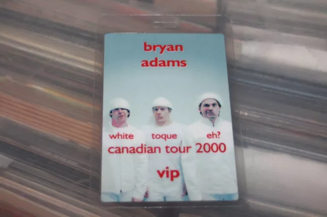 Bryan Adams -  Backstage Pass Laminated Canada Tour - FREE POSTAGE -