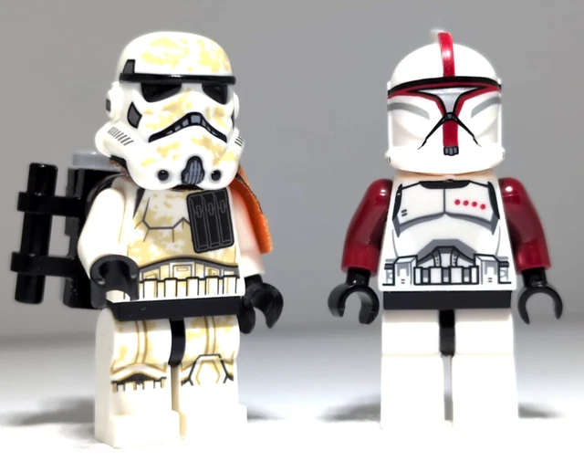 Rare Lego Star Wars Minifigures Bundle Clone Trooper Captain Ph 1 