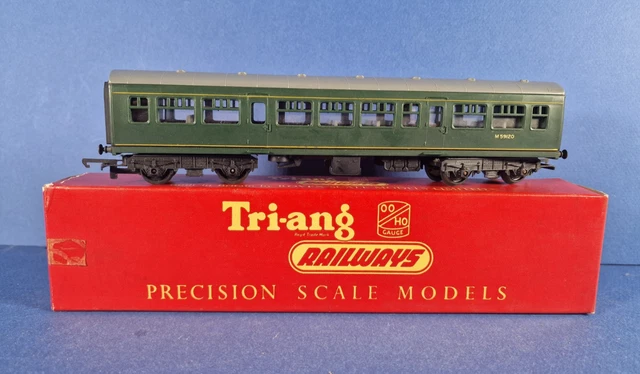 TRIANG R334 DIESEL Railcar Centre Coach With Seats M59120 Hornby ...