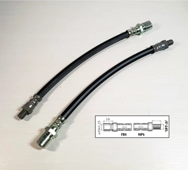 FIAT X19 X1/9 X 1/9 1300 1500 - Flexible frein arrière 263 mm