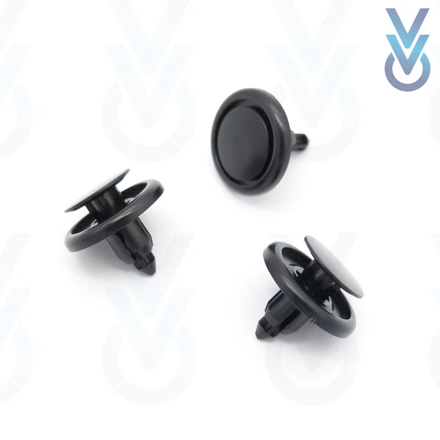 10 Clips De Panneau De Porte Avant VVO Pour Toyota GT86, Noir