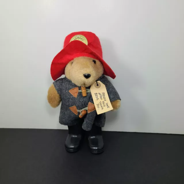 Paddington Bear Red Hat 31st Anniversary Stuffed Plush Toy Eden Gift 1988 VTG