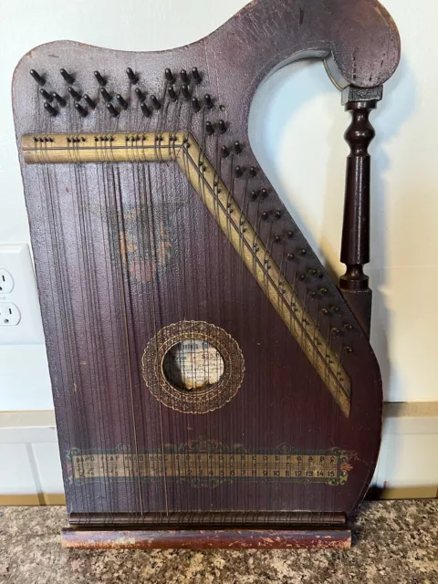 Vintage Zither Mandolin Guitar.  Felix Schmidt Easy Method Standard.  1910’s