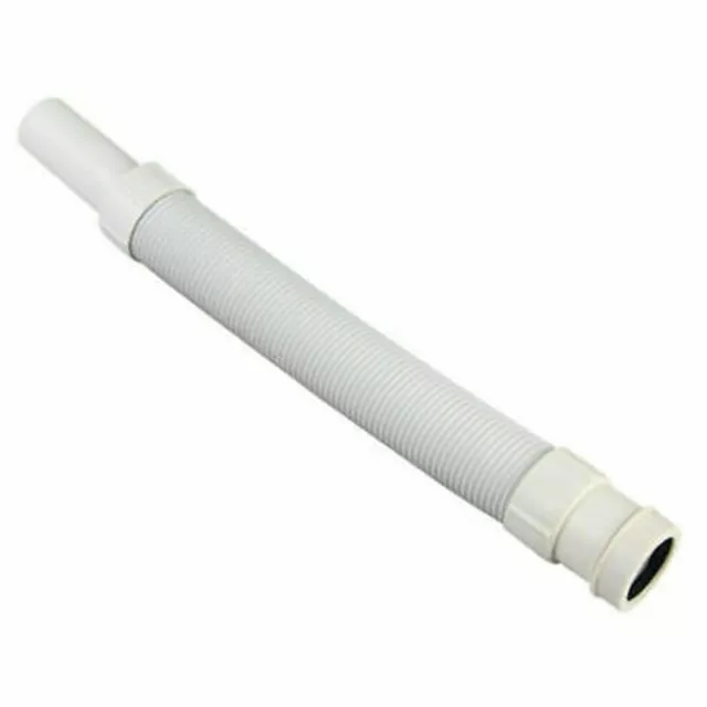 Tubo di scarico 36-80 cm bagno scarico plastica flessibile per lavandino bianco