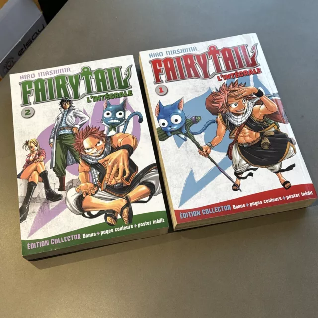 Fairy Tail L’intégrale Volume 1 Et 2 Édition Collector Avec Posters