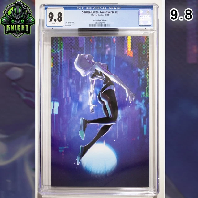 Cgc 9.8 - Spider-Gwen: Gwenverse #5 - R1C0 Virgin Edition Marvel Comics 2022