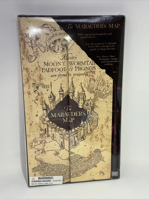 MARAUDER'S MAP WITH Appearing Footprints and Sound Effects TESTED WORKS ...