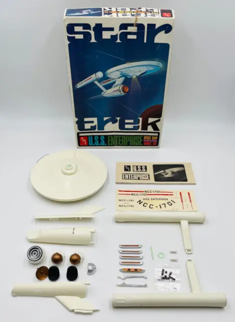 Star Trek TOS U.S.S. Enterprise NCC-1701 Model Kit • AMT S951-200 1966