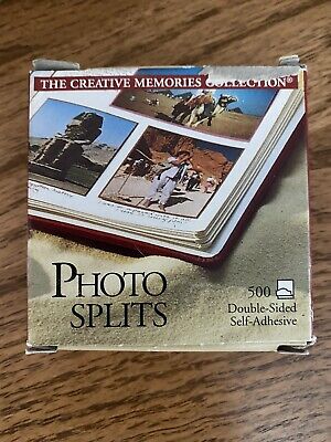 Rollo adhesivo álbum de recortes Creative Memories 450 divisiones de fotos en caja abierta