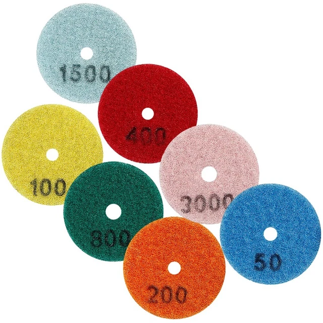 Efficiente cuscinetto lucidante a secco diamante 2 pollici per marmo per lucidatura granito