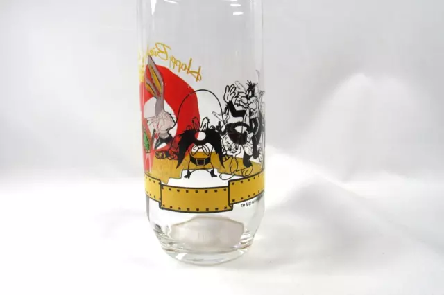 Vtg Warner Bros. 1990 Happy Birthday Bugs Bunny  50Th Anniversary Glass Set Of 3 3