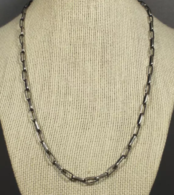 24" Chain Handmade Sterling Silver Navajo Robin Tsosie 19.8 gm