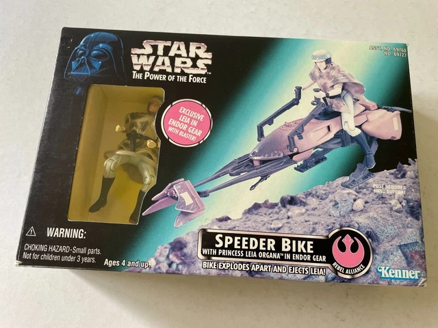 Star Wars The Power of the Force Speeder Bike Neu + OVP  (K045)