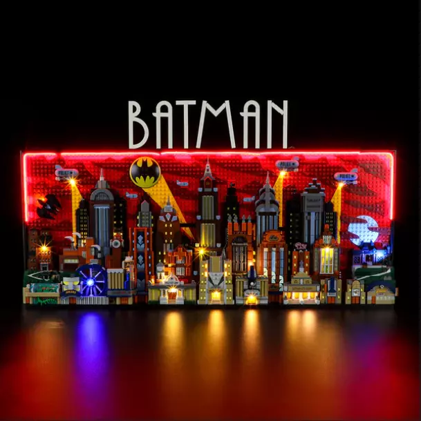 LED Lighting Kit For The Animated Series Gotham City 76271 (LIGHTS ONLY)