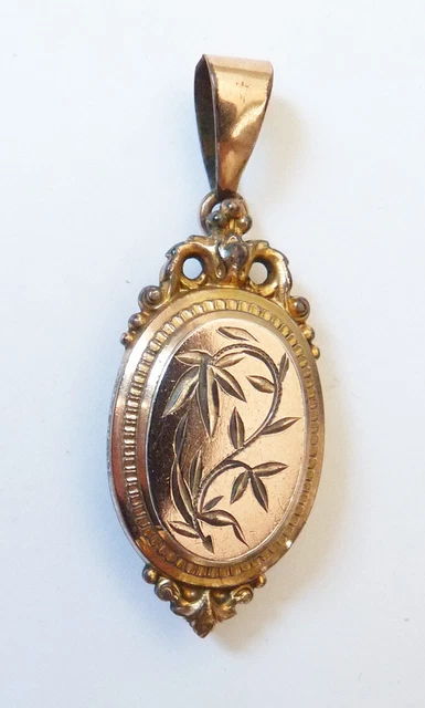 Ancien Pendentif Médaillon Avec Photo Militaire - Bijou De Collection