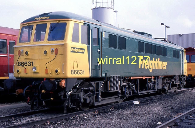 6X4 RAILWAY PHOTOGRAPH Class 86 86631 at Toton 30.08.98 £1.00 - PicClick UK