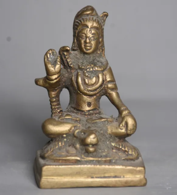 2.8 "Altes Tibet Kupfer Grün Tara Mahayana Buddhismus Erleuchtung Göttin Statue