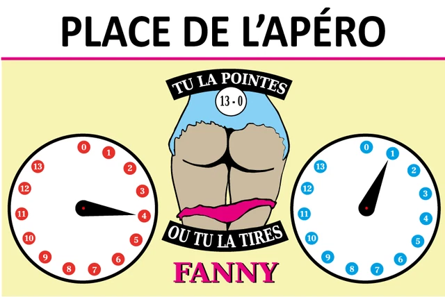 Compteur humoristique avec fanny - 0 à 13 points