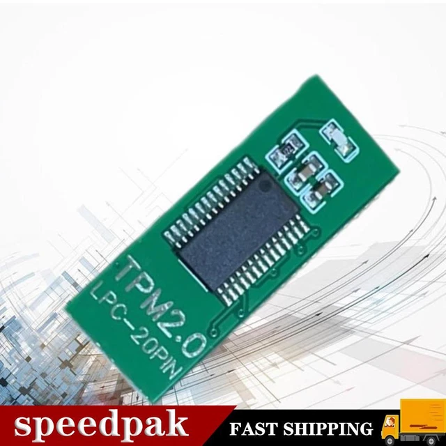 TPM2.0 20PIN TPM Module LPC TPM 2.0 Trusted Platforms Authentic L0E1