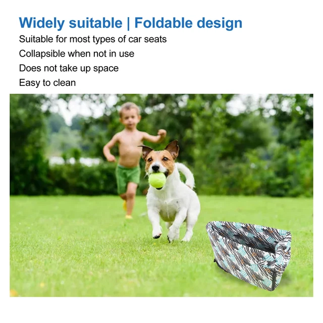 Coche de perro fácil de arreglar fácil de instalar universal impreso para mascotas