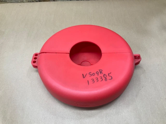 North VS09R Red Valce Lockout Tagout Cover Safety Lock #58D59*IAC