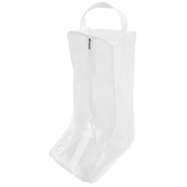 Organisateurs de bottes à poignée, sac de rangement de chaussures à fermeture