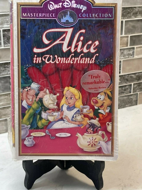 ALICE IN WONDERLAND VHS Walt Disney Masterpiece Collection New alice-in-wonderland-vhs-walt-disney-masterpiece-collection-new