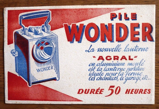 Buvard - Pile Wonder La Nouvelle Lanterne "Agral" En Aluminium Moulé Est....